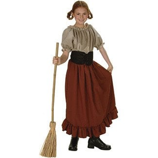 Peasant Girl Child Small 4-6 Renaissance Peasant