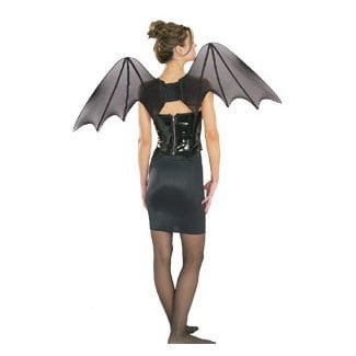 Chiffon Bat Wings Light and Full 36 inch wide 2 feet tall