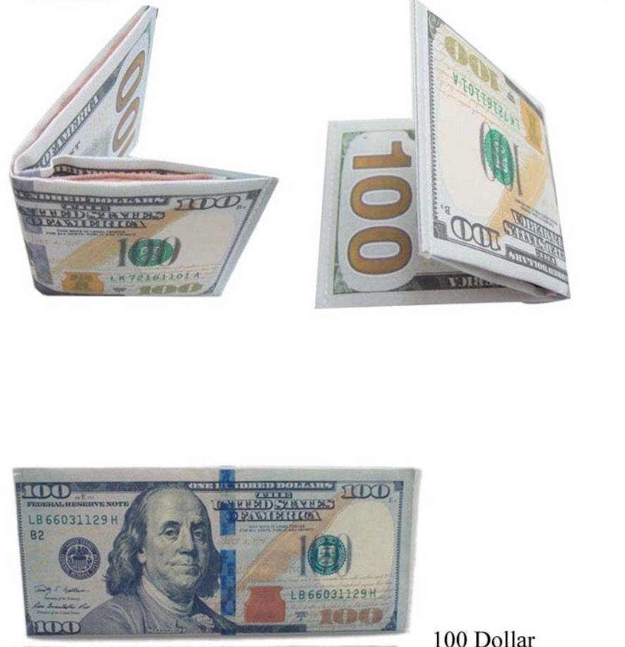 100 Dollar Bill Bi-Fold Wallet