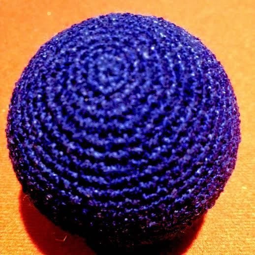 Load Ball, 2 inch Wood - Navy Blue (M8)