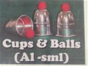 Cups And Balls, Aluminum - Small by Funtime Magic