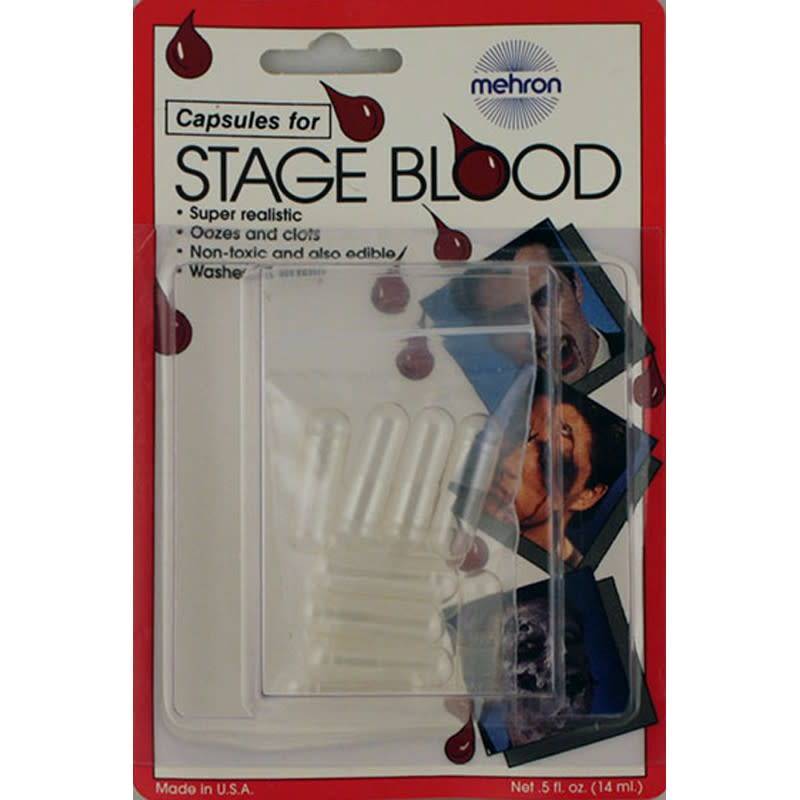 Empty Capsules For Stage Blood 12 Count by Mehron