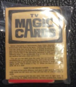 USED TV Magic Cards Vintage 1973