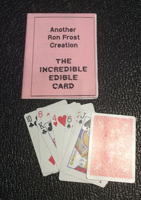 The Incredible Edible Card By Ron Frost