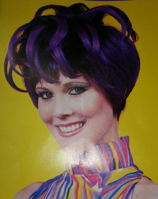 Purple Blooming Wig