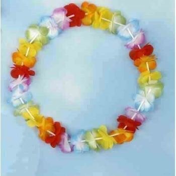 Silk Flower Lei - Multicolor