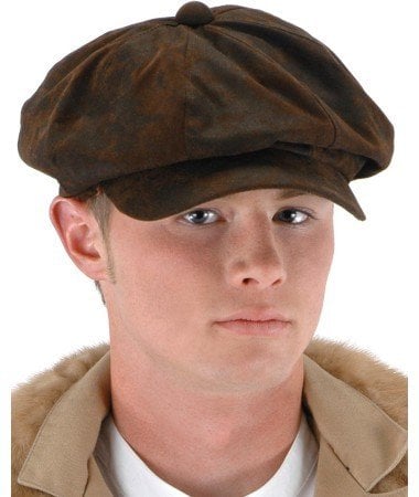 Steampunk Driver Brown Suede Hat by Elope