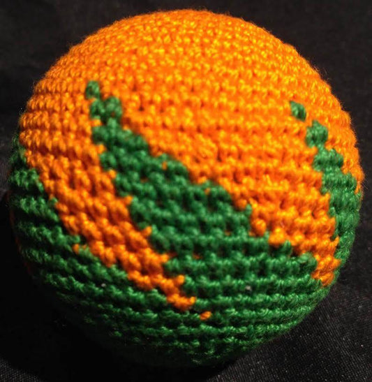 Load Ball, 2 inch - Zig Zag, Cork Orange/Green (M8)