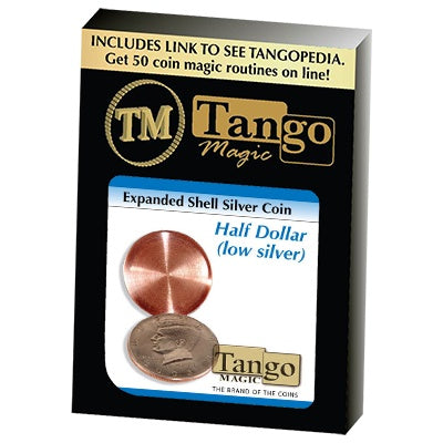 Expanded Shell Silver Half Dollar (D0003) by Tango Magic