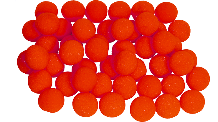 Reg 1.5 inch bag of 50 Sponge Balls Red