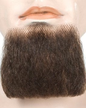 3 Point Beard Brown 6 - Human Hair