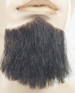 3 Point Beard Black - Human Hair