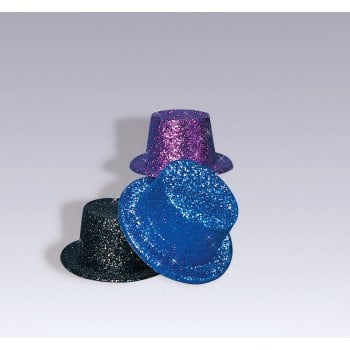 Purple Glitter Top Hat