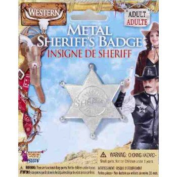 Metal Sheriff Badge