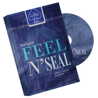 Feel N' Seal Blue (DVD and Gimmick) by Peter Eggink - DVD (M10)