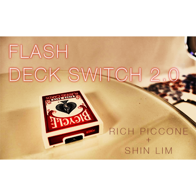 Flash Deck Switch 2.0 Improved, Red by Shin Lim and Rich PicconeTrick