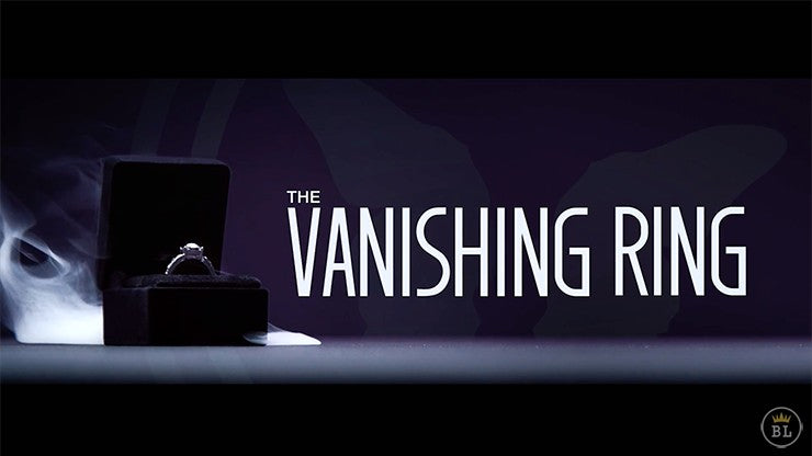 Vanishing Ring - Black, Gimmick and Online Instructions by SansMinds Creative Lab