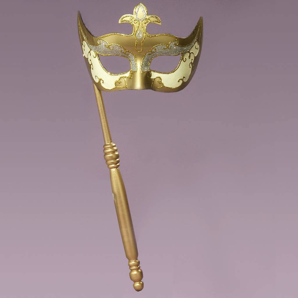 Venetian Mask w/Stick MJ-179