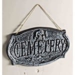 Hanging Cemetery Sign