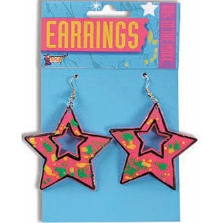 80's Star Earings (C4)