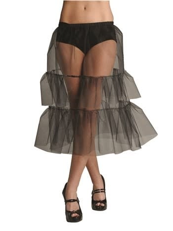 Petticoat Black Long 30 inch