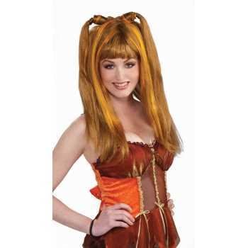 Brown/Orange Harvest Wig, Fantasy Fairies