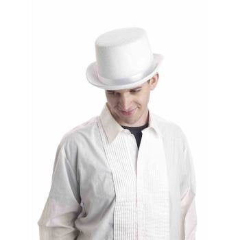 Super Deluxe Top Hat, Wool Like - White