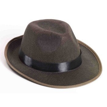 Hat - Fedora, Brown