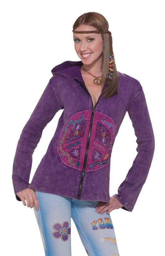 Hippie - Peace Sign Hoodie