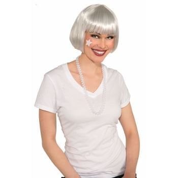 White Bob Wig