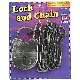 Lock and Chain Prop