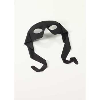 Eye Mask - Masked Man w/Ties Black