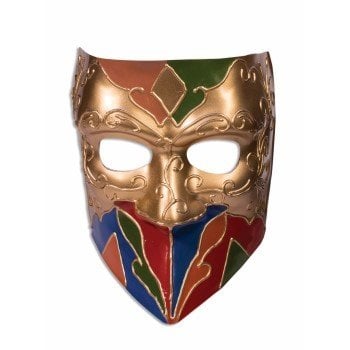 Classic Jester Venetian Mask