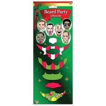 Christmas Beards 6 Set