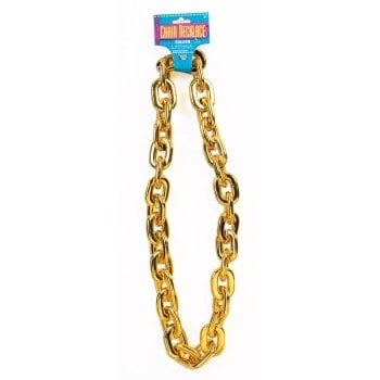 Jumbo Chain Necklace, Gold by Forum Novelties