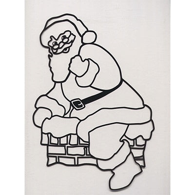 Instant Art Insert, Santa In Chimney by Ickle Pickle Products