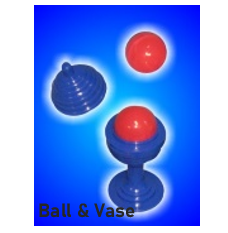 Ball And Vase Large - Plastic by Trickmaster Magic (M12)