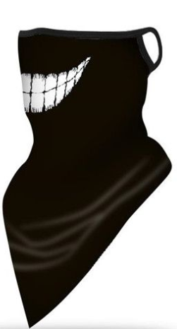 Neck Gaiter, Big Teeth Grinning