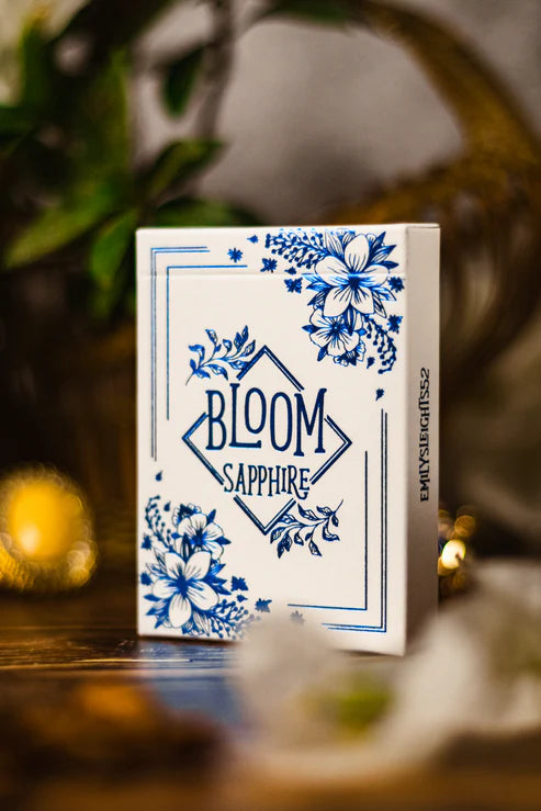 Bloom Sapphire Playing Cards