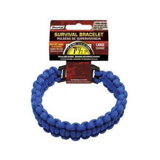 Survival Bracelet - Large, Blue by SecureLine