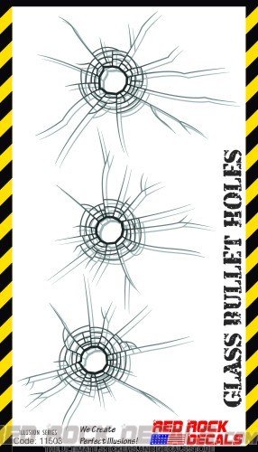 Bullet Holes - 3 Decals