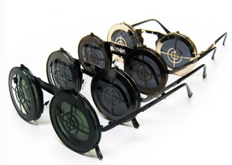 Sunglasses Bulls Eye Flip - assorted color frames