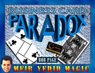 Business Card Paradox by Bob Page and Meir Yedid Magic(M10)