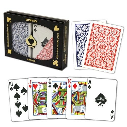 Copag 1546 Poker Size Regular Index - Blue and Red Setup (M5)