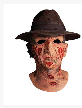 Deluxe Freddy Krueger Mask With Hat - A Nightmare on Elm Street