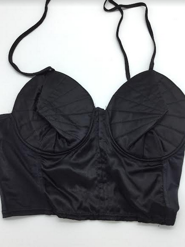 Rock Star Bustier Black Large