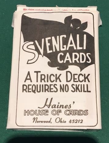 USED Svengali Deck Red Bycicle King Of Spades for Card by Haines House of Cards