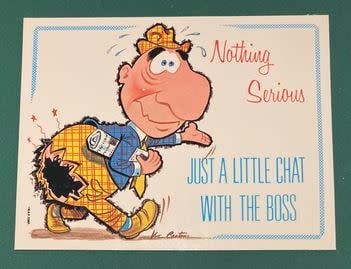 Vintage Nap Plaques Nothing Serious by Vic Cantone