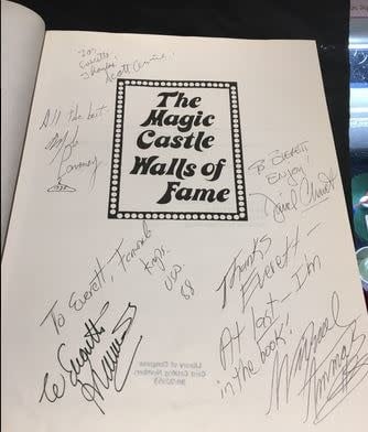 The Magic Castle Walls of Fame by Norm Nielsen - Autographed