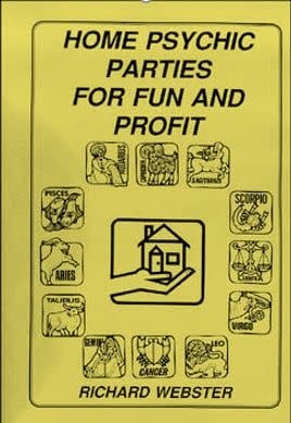 Book - Home Psychic Parties for Fun and Profit by Richard Webster and Brookfield Press (M7)